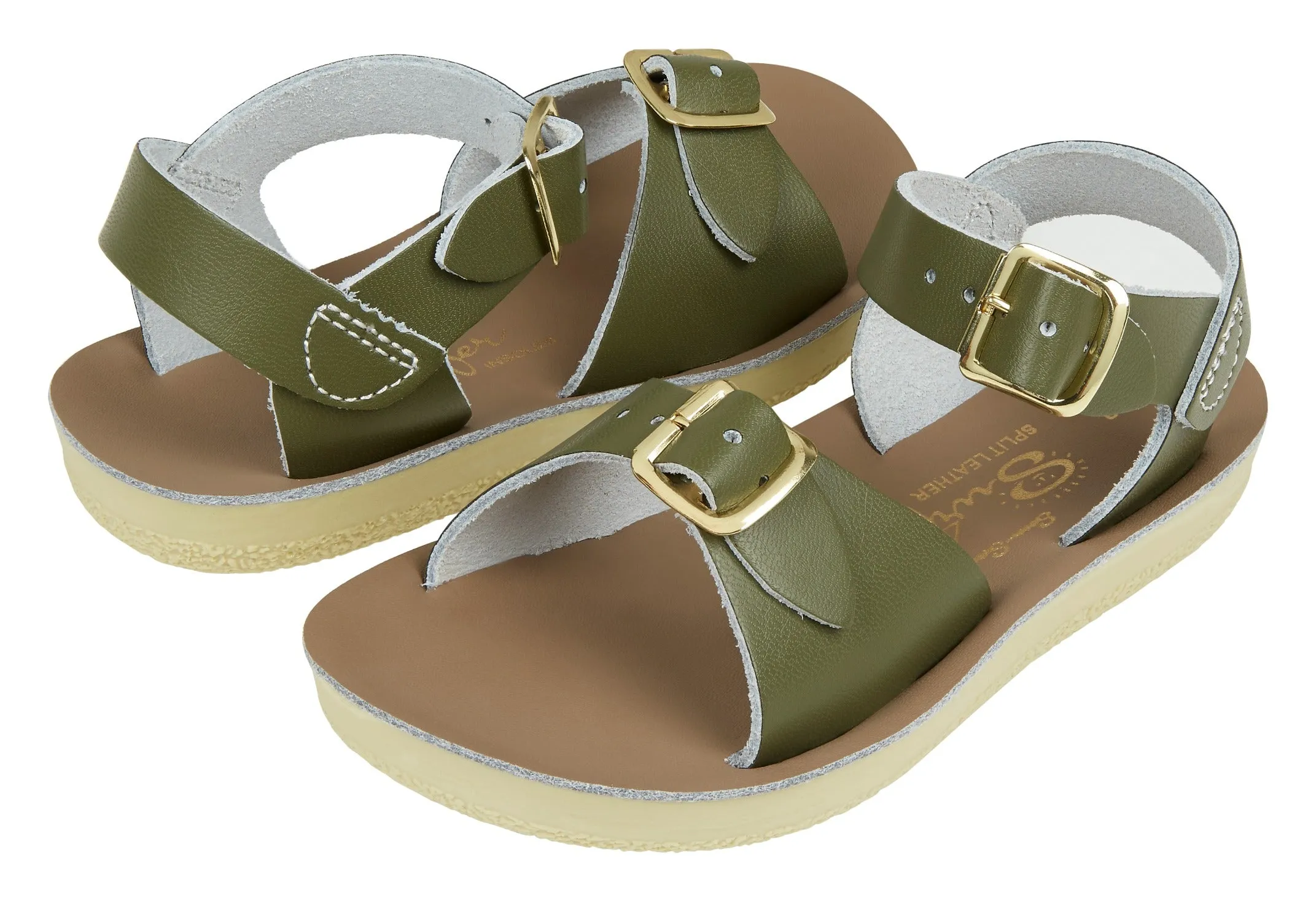 (1716)Salt-Water Sandal Surfer - OLIVE