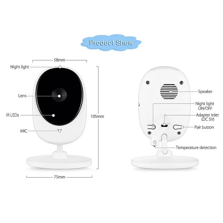 Baby Intercom Nurse Sleep Monitor