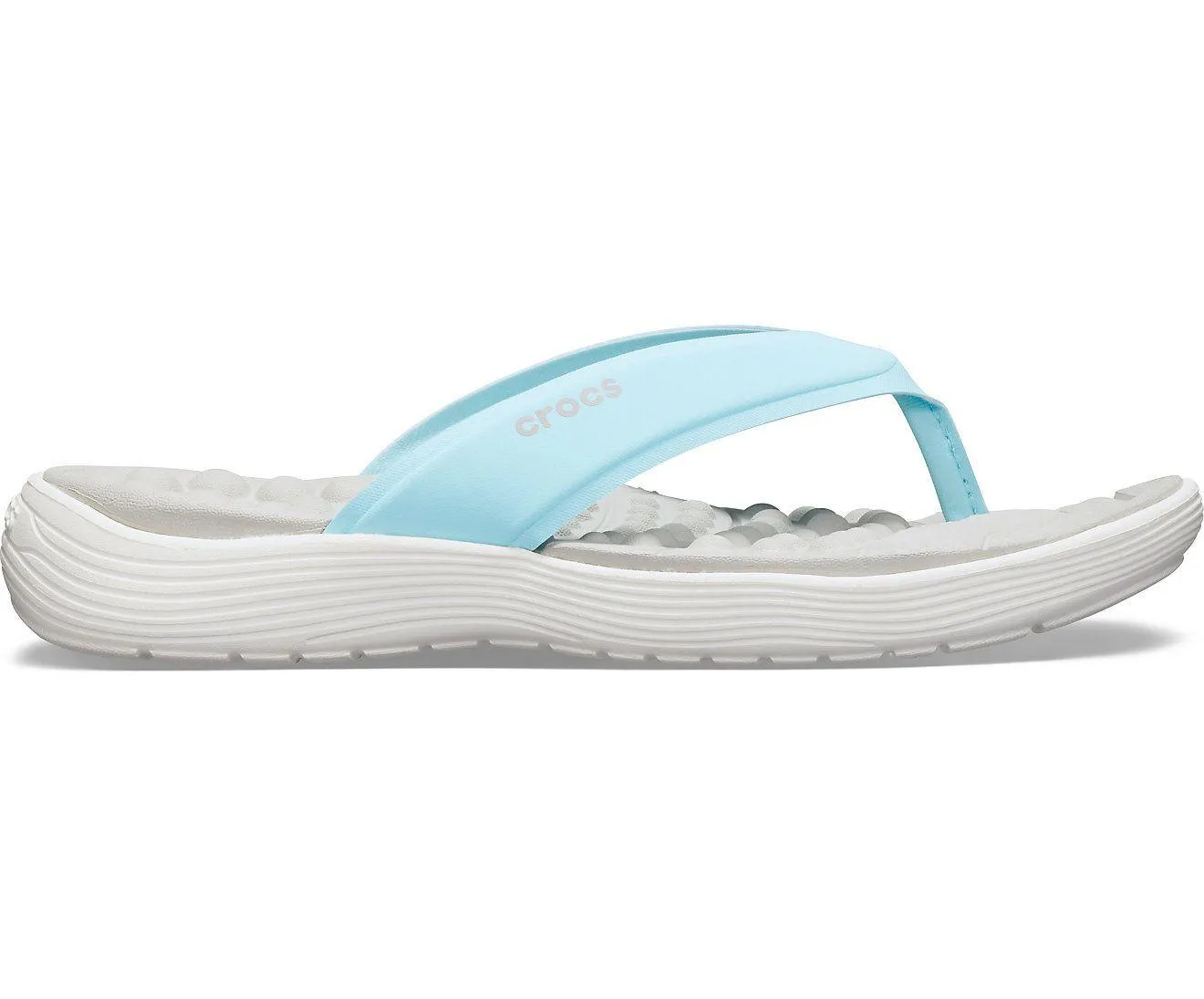 Crocs Reviva Flip - Ice Blue/ White