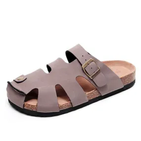Cuzcare Summer Walking Orthopedic Sandals Premium Cork Hollow-out Slides