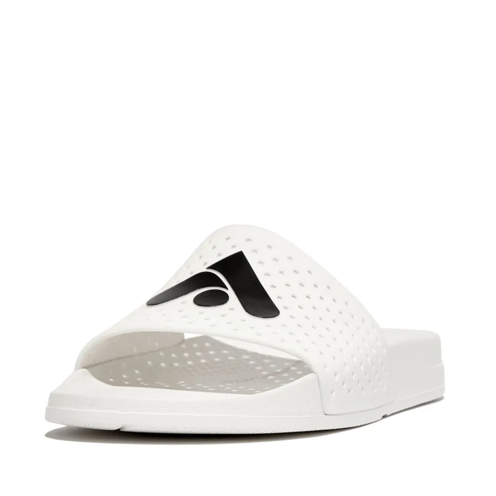 Fitflop iQushion Arrow Pool Slides Urban White