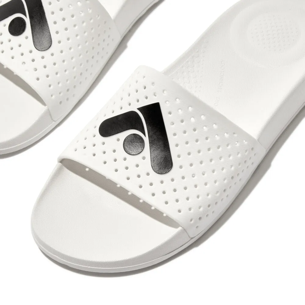 Fitflop iQushion Arrow Pool Slides Urban White