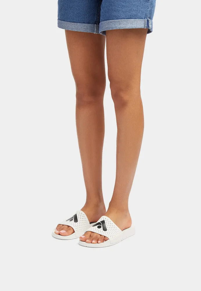 Fitflop iQushion Arrow Pool Slides Urban White