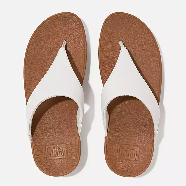 Fitflop - LULU Leather Toe-Post Sandal - White