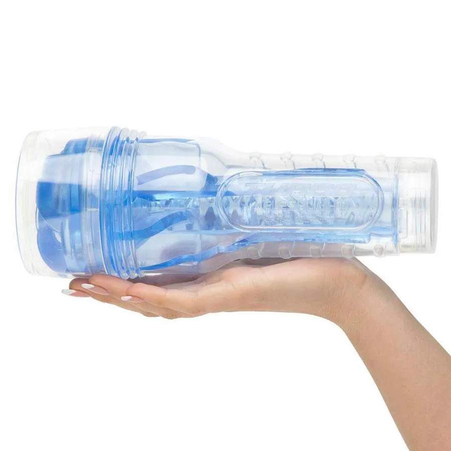 Fleshlight Turbo Thrust Blue Ice Masturbator | Blow Job Toy for Men