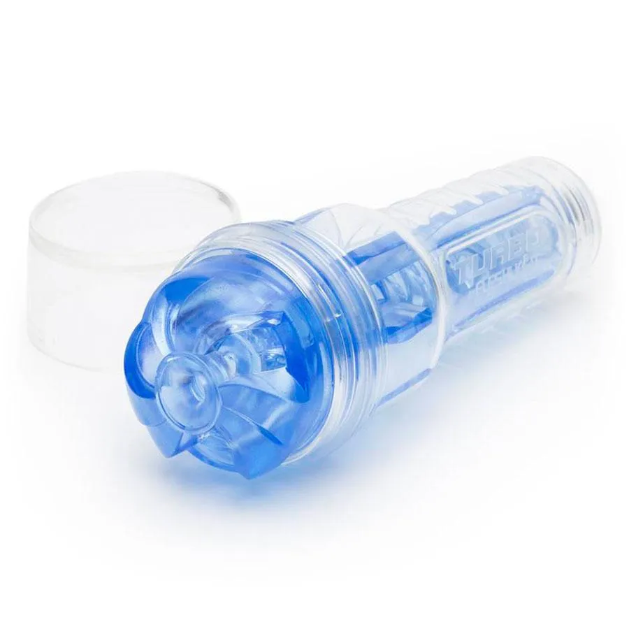 Fleshlight Turbo Thrust Blue Ice Masturbator | Blow Job Toy for Men