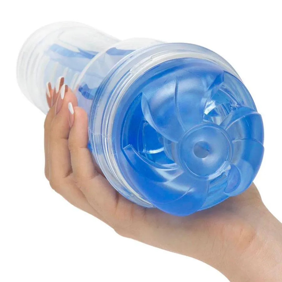 Fleshlight Turbo Thrust Blue Ice Masturbator | Blow Job Toy for Men
