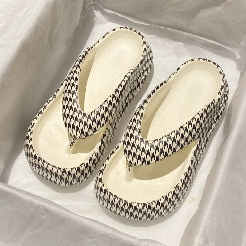 Flip-Flops Women's Outdoor Flip-flops With Thick Sole - High Flip-Flops