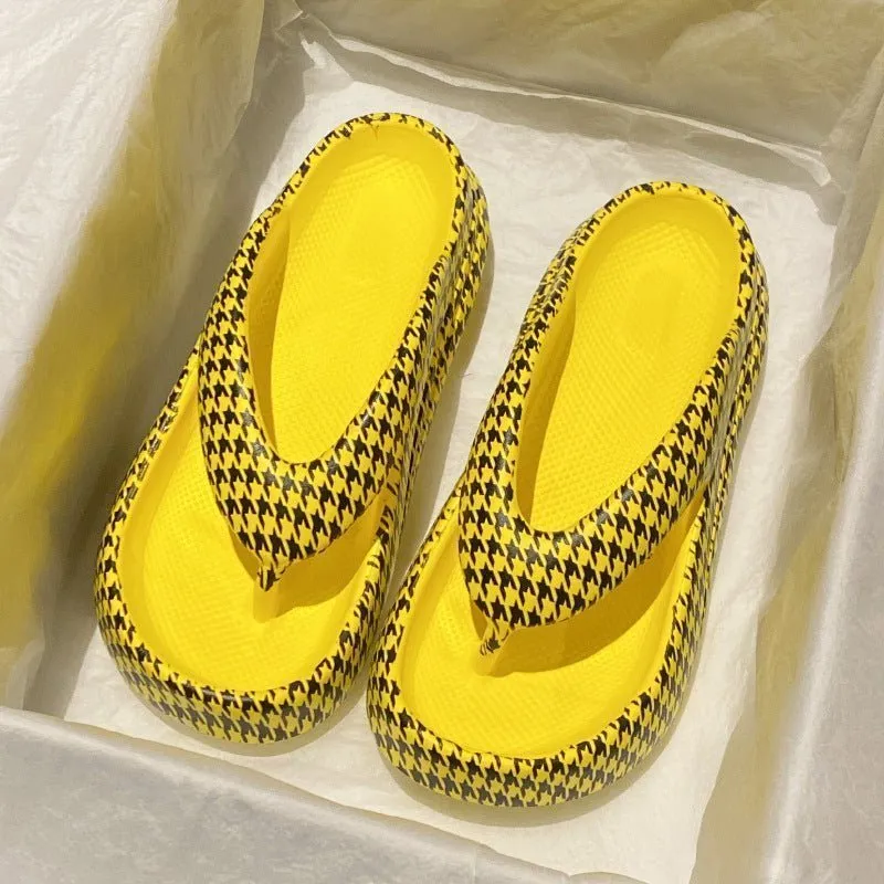 Flip-Flops Women's Outdoor Flip-flops With Thick Sole - High Flip-Flops