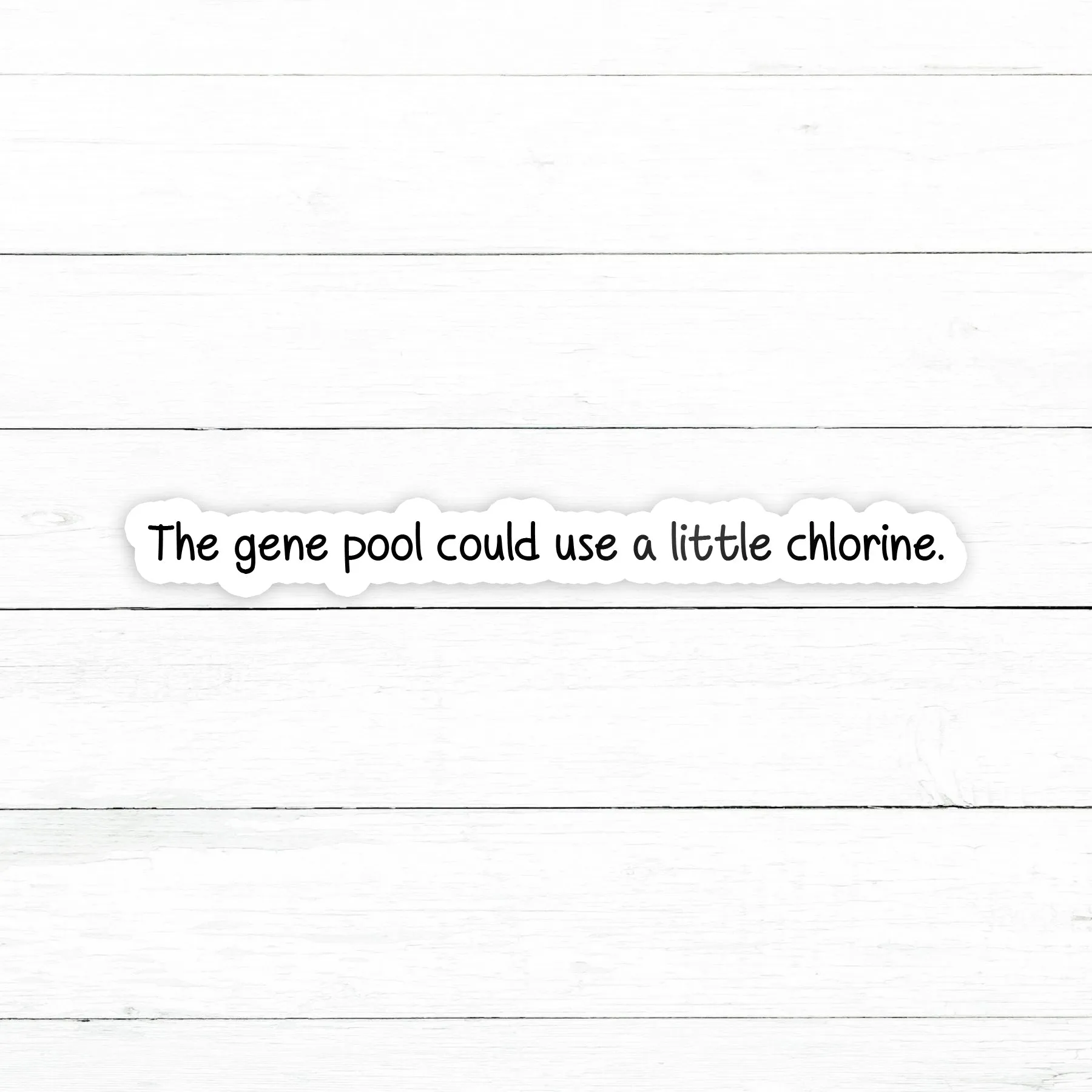 Gene Pool Sticker | Waterproof Vinyl Decal | 3in