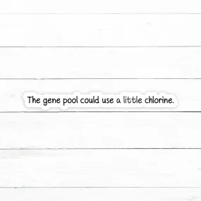 Gene Pool Sticker | Waterproof Vinyl Decal | 3in