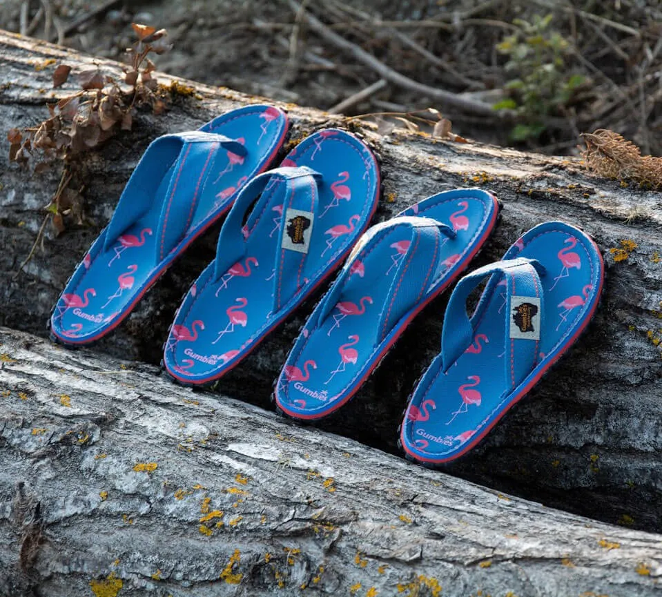 Gumbies Islander Flip-Flops - Flamingo