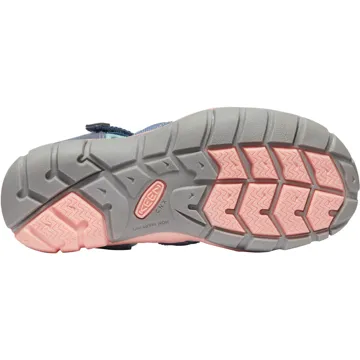Keen Kids Seacamp II CNX Sandal in Flint Stone Ocean Wave