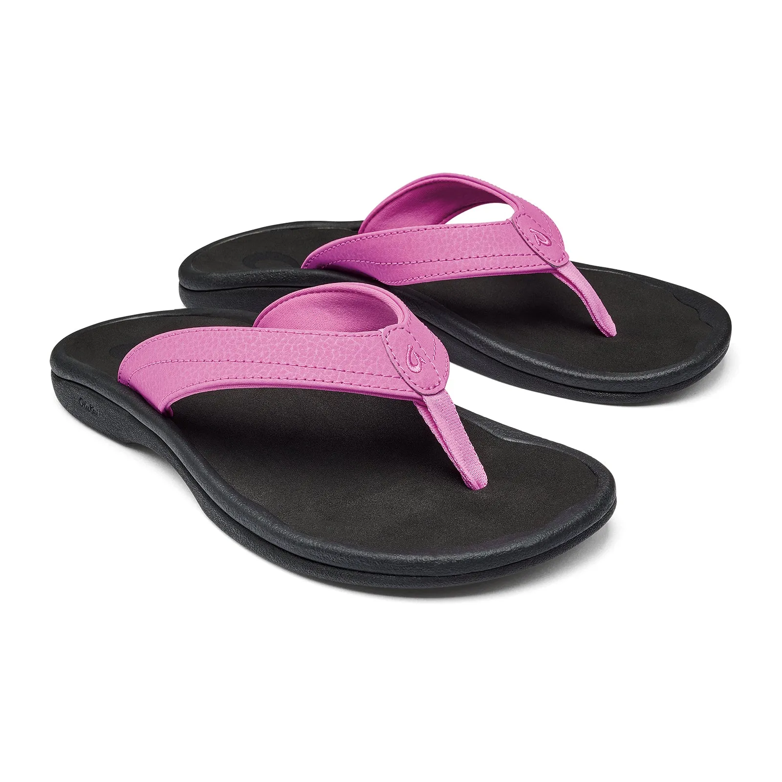 OluKai 'Ohana Sandal (Women) - Dragon Fruit/Black