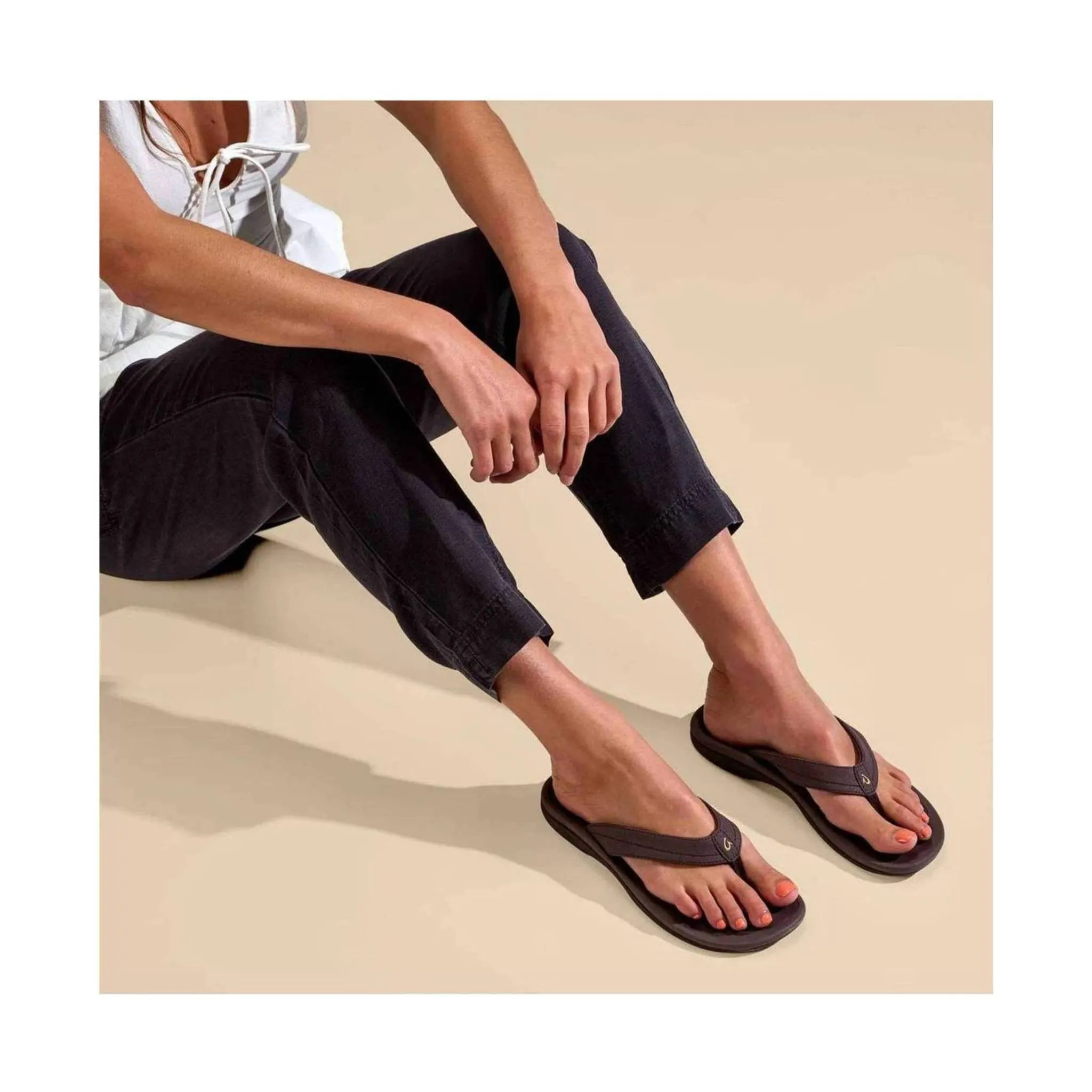 Olukai Women's Ohana Flip Flop - Dark Java