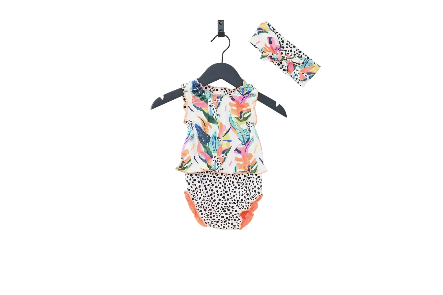 Reversible Baby Girl Tankini Swimsuit