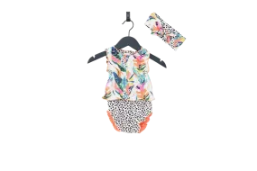 Reversible Baby Girl Tankini Swimsuit