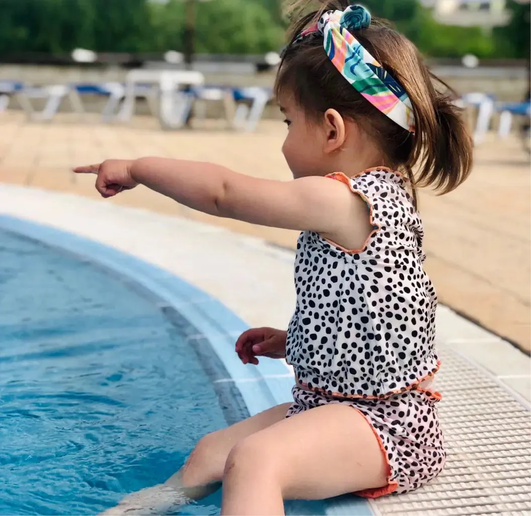 Reversible Baby Girl Tankini Swimsuit