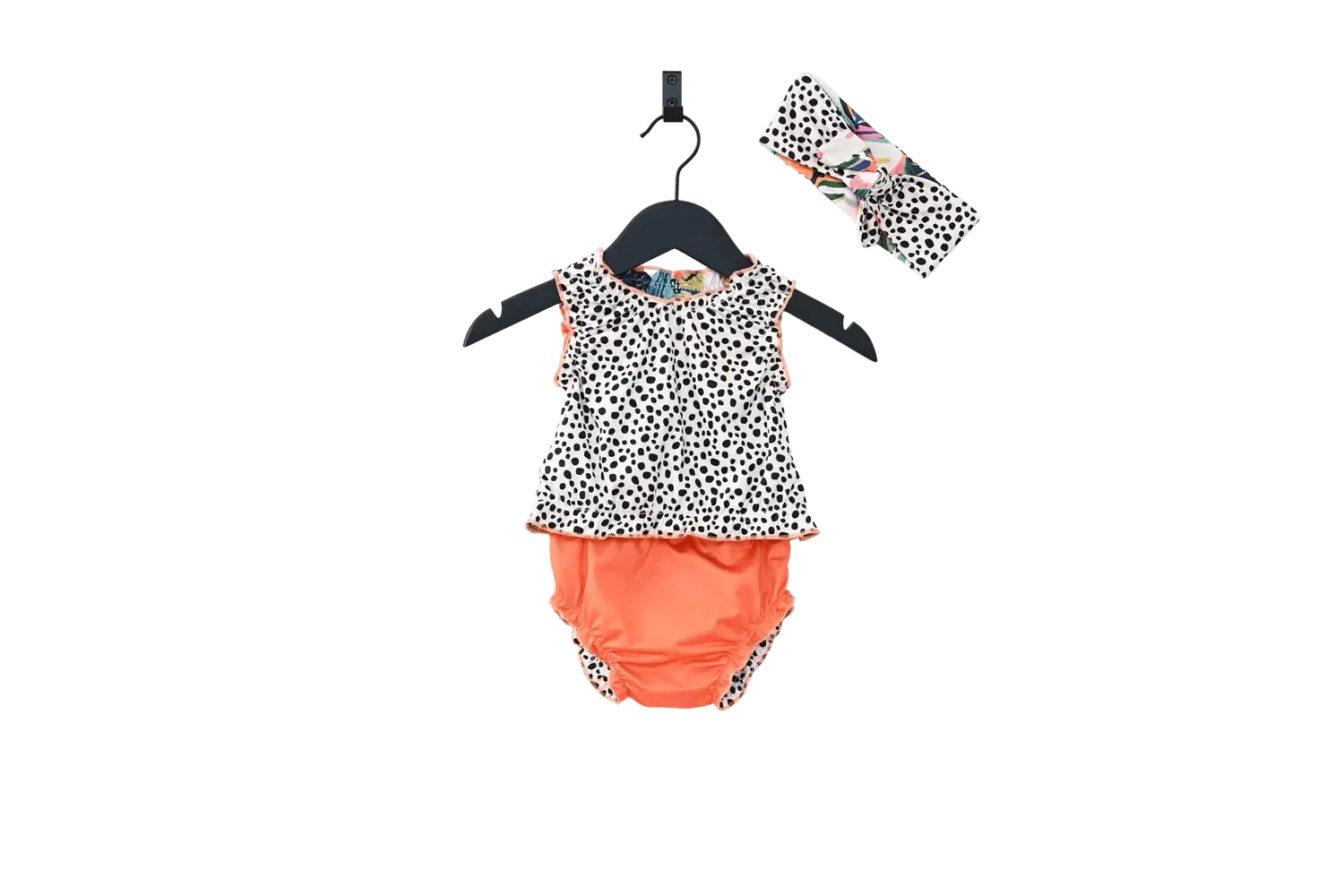Reversible Baby Girl Tankini Swimsuit