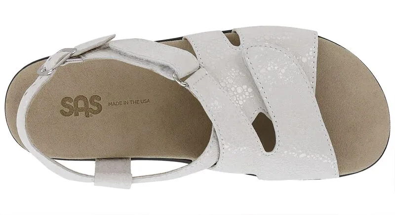 SAS Women's Vanilla Huggy Cross Strap Sandal-HUGGY768-Made in USA-Brandy's Shoes