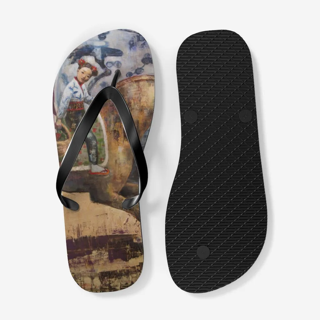 Spring of Love Flip Flops