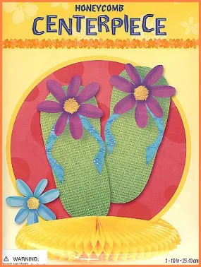 Summer Surfin Flip Flops Centre Piece