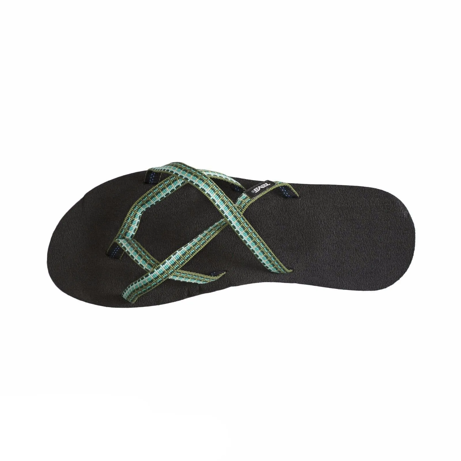 Teva Olowahu Green / White Plaid Flip Flops