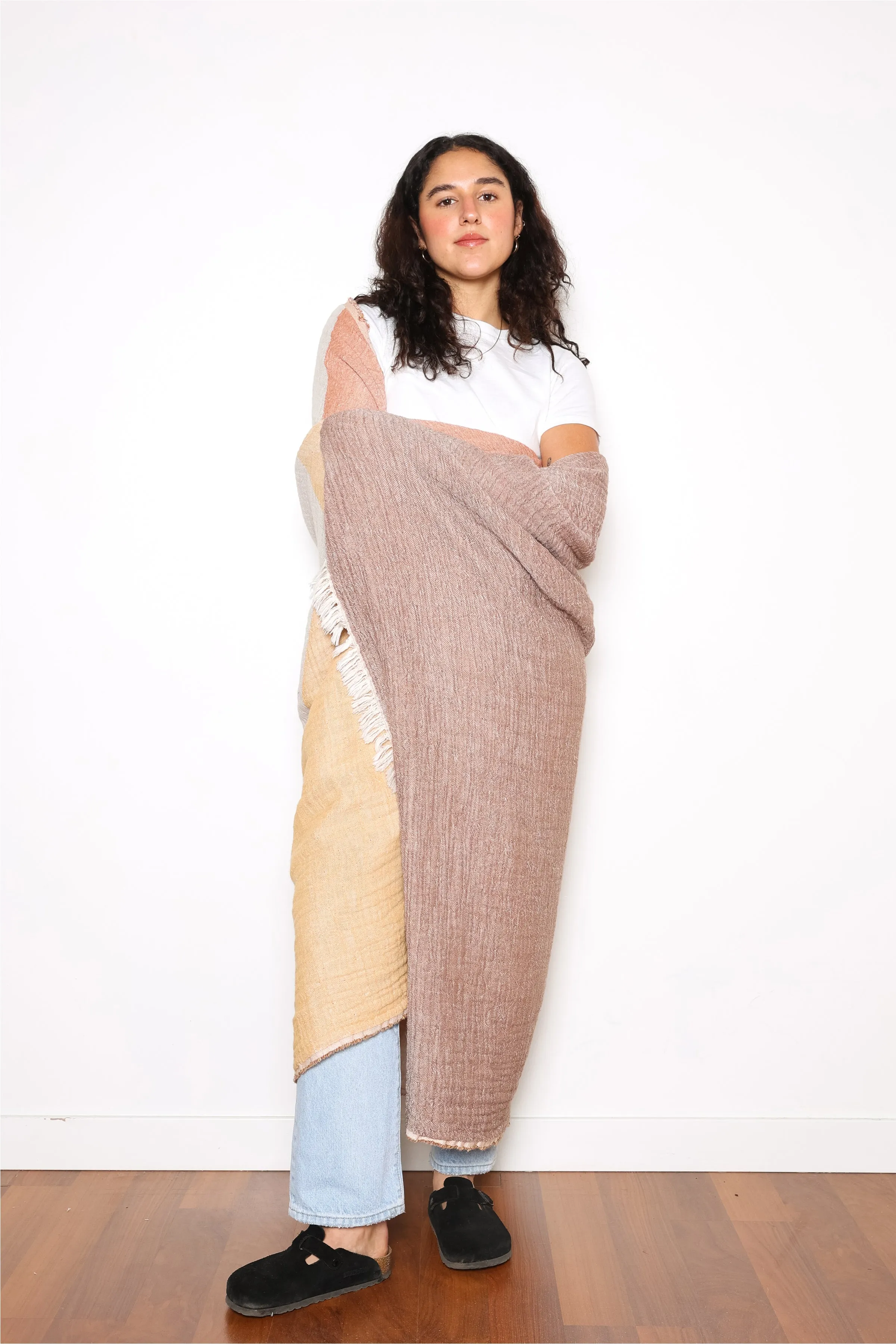 THE MEANDER | Muslin Throw