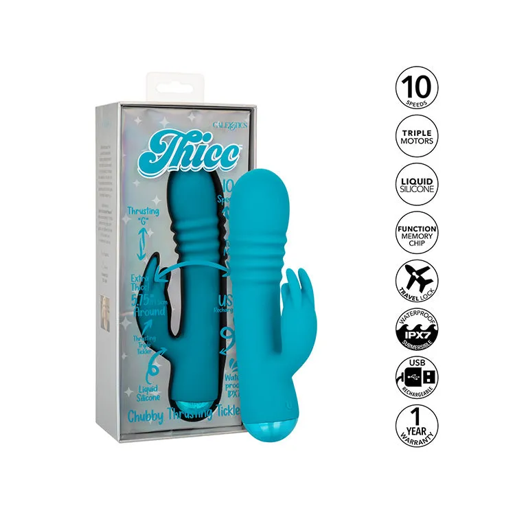 Thicc Chubby Thrusting Tickler Rabbit Vibrator