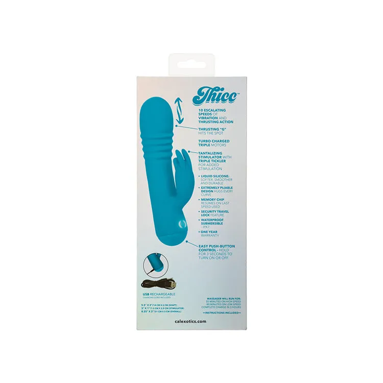 Thicc Chubby Thrusting Tickler Rabbit Vibrator